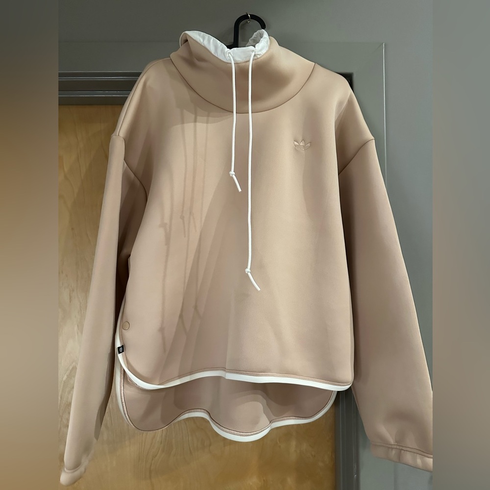 Adidas funnel neck sweatshirt.